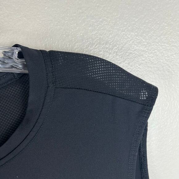 Nike Pro Men's Tank Top Size XL Black Mesh Shoulders Athletic Workout Gym - Picture 6 of 6